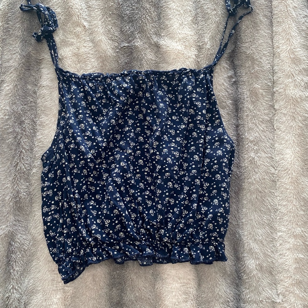 Floral spaghetti strap